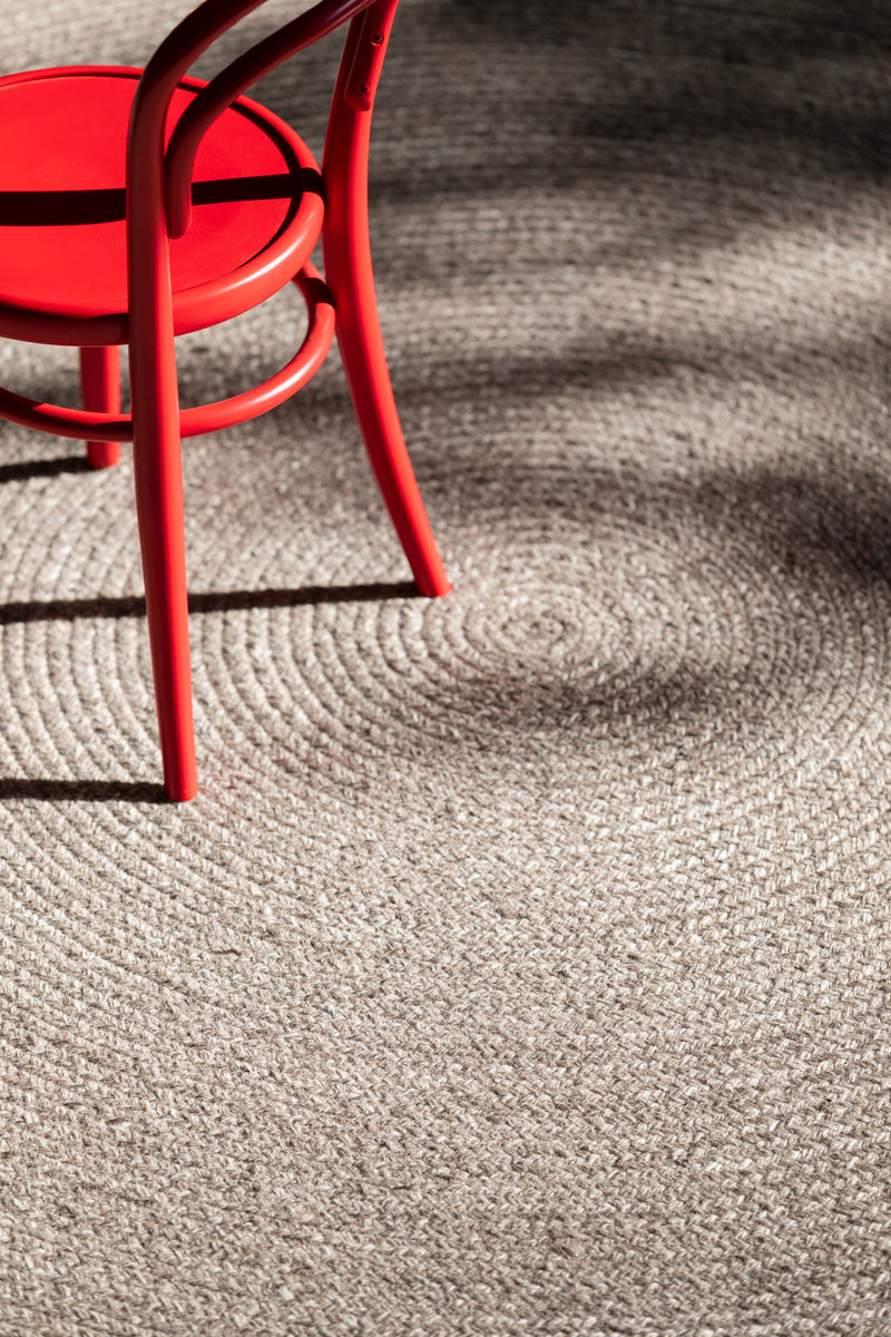 The Bayliss Nordic 200cm Round Rug - Driftwood - Available after 8th of December available to purchase from Warehouse Furniture Clearance at our next sale event.