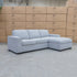 The Oakland Sofa Bed with RHF Storage Chaise - Silver