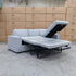 The Oakland Sofa Bed with RHF Storage Chaise - Silver