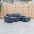 The Oakland Sofa Bed with RHF Storage Chaise - Charcoal