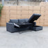 The Oakland Sofa Bed with RHF Storage Chaise - Charcoal