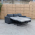 The Oakland Sofa Bed with RHF Storage Chaise - Charcoal