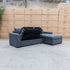 The Oakland Sofa Bed with RHF Storage Chaise - Charcoal