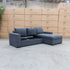 The Oakland Sofa Bed with RHF Storage Chaise - Charcoal