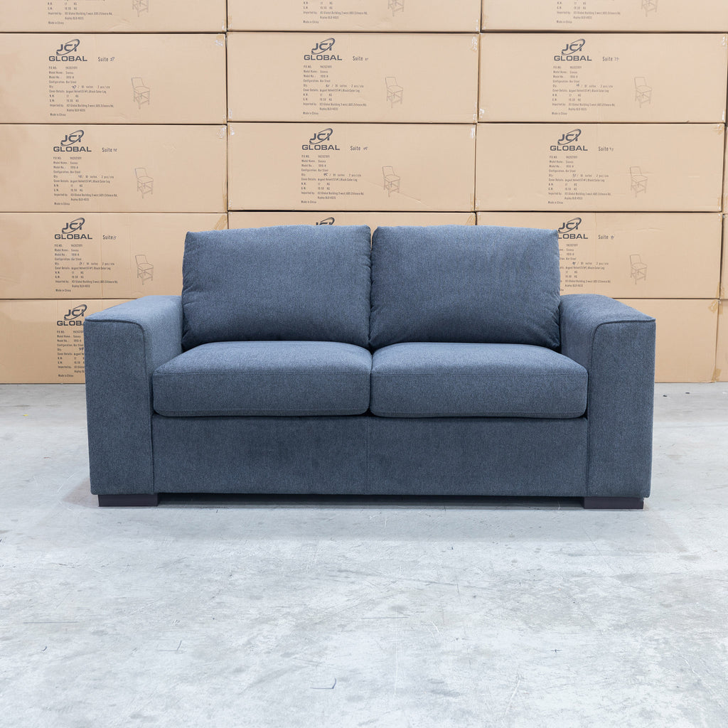 The Oakland Two Seater Metal Action Sofa Bed - Charcoal available to purchase from Warehouse Furniture Clearance at our next sale event.