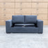 The Oakland Two Seater Metal Action Sofa Bed - Charcoal