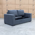 The Oakland Two Seater Metal Action Sofa Bed - Charcoal