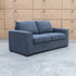 The Oakland Two Seater Metal Action Sofa Bed - Charcoal