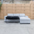The Oakland Sofa Bed with RHF Storage Chaise - Silver