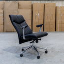 The Valdez Leather High Back Office Chair available to purchase from Warehouse Furniture Clearance at our next sale event.