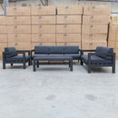 The Artemis Outdoor Armchair - Charcoal/Dark Grey available to purchase from Warehouse Furniture Clearance at our next sale event.
