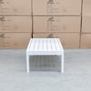 The Artemis Outdoor Coffee Table - White available to purchase from Warehouse Furniture Clearance at our next sale event.