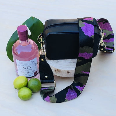 The Pink Camo - Bag Strap - Gold Hardware available to purchase from Warehouse Furniture Clearance at our next sale event.