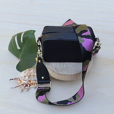 The Pink Camo - Bag Strap - Gold Hardware available to purchase from Warehouse Furniture Clearance at our next sale event.