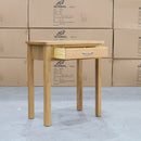 The Rae Dressing Table - Natural - RA-DT-NAT available to purchase from Warehouse Furniture Clearance at our next sale event.