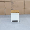 The Rae Small TV Unit - White - RA-STV-PW available to purchase from Warehouse Furniture Clearance at our next sale event.