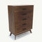 The Ashley 5 Drawer Hardwood Tallboy available to purchase from Warehouse Furniture Clearance at our next sale event.