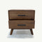 The Ashley 2 Drawer Hardwood Bedside available to purchase from Warehouse Furniture Clearance at our next sale event.