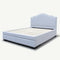 The Aiden Queen Fabric Storage Bed - Light Grey available to purchase from Warehouse Furniture Clearance at our next sale event.