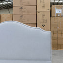 The Aiden Queen Fabric Storage Bed - Light Grey available to purchase from Warehouse Furniture Clearance at our next sale event.