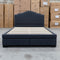 The Aiden Queen Fabric Storage Bed - Carbon available to purchase from Warehouse Furniture Clearance at our next sale event.