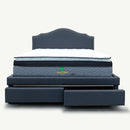 The Aiden Queen Fabric Storage Bed - Carbon available to purchase from Warehouse Furniture Clearance at our next sale event.