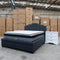 The Aiden Queen Fabric Storage Bed - Carbon available to purchase from Warehouse Furniture Clearance at our next sale event.