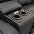 The Remi Four Seat Dual-Motor Electric Recliner Lounge - Jet - PRE ORDER Available After 26th October