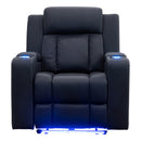 The Remi Dual-Electric Recliner - Jet available to purchase from Warehouse Furniture Clearance at our next sale event.