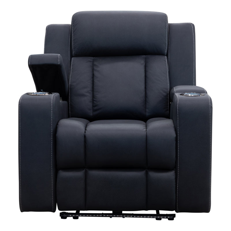 The Remi Dual-Electric Recliner - Jet available to purchase from Warehouse Furniture Clearance at our next sale event.