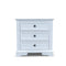 The Sala 3 Drawer Hardwood Bedside available to purchase from Warehouse Furniture Clearance at our next sale event.