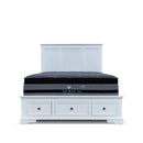 The Sala Hardwood King Storage Bed available to purchase from Warehouse Furniture Clearance at our next sale event.