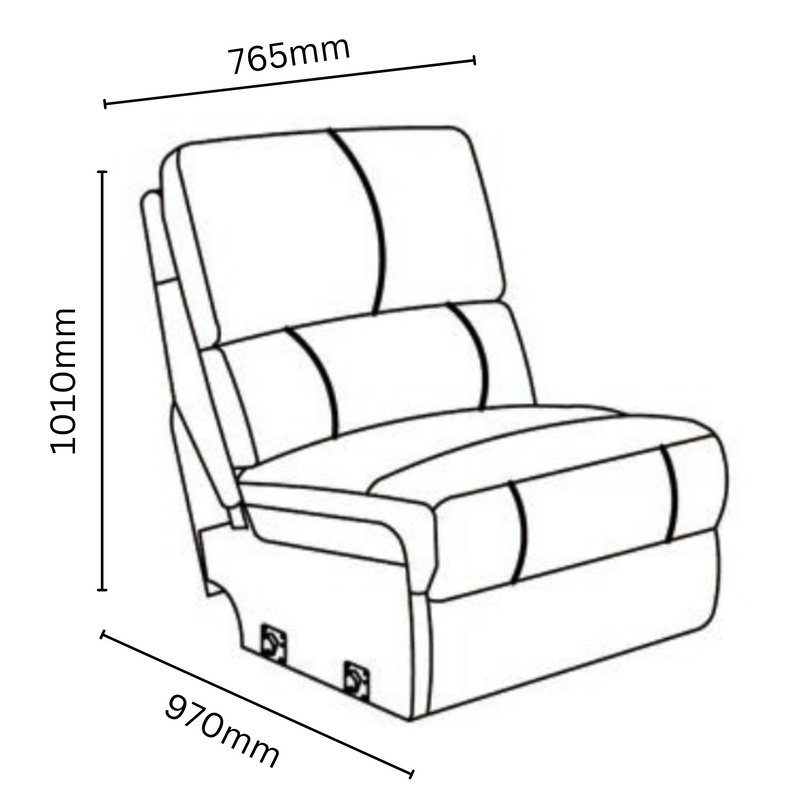 The Sanctuary Electric Corner Recliner Lounge - Jet available to purchase from Warehouse Furniture Clearance at our next sale event.