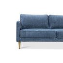 The Sophia Metal Frame RHF Chaise Lounge - Storm available to purchase from Warehouse Furniture Clearance at our next sale event.