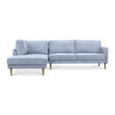 The Sophia Metal Frame LHF Chaise Lounge - Cloud available to purchase from Warehouse Furniture Clearance at our next sale event.