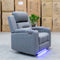 The Toronto Dual-Electric Recliner - Ash available to purchase from Warehouse Furniture Clearance at our next sale event.