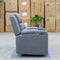 The Toronto Dual-Electric Recliner - Ash available to purchase from Warehouse Furniture Clearance at our next sale event.