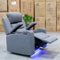 The Toronto Dual-Electric Recliner - Ash available to purchase from Warehouse Furniture Clearance at our next sale event.