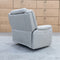 The Venus Dual-Electric Recliner - Dove Leather available to purchase from Warehouse Furniture Clearance at our next sale event.