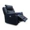 The Venus Dual-Electric Recliner - Black Leather available to purchase from Warehouse Furniture Clearance at our next sale event.
