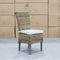 The White Wash Wicker Dining Chair - Natural - WW-013 available to purchase from Warehouse Furniture Clearance at our next sale event.