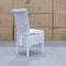 The White Wash Wicker Dining Chair - White - WW-179 available to purchase from Warehouse Furniture Clearance at our next sale event.