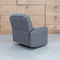 The Xander Dual-Motor Electric Single Recliner Theatre  - Ash Rhino Suede available to purchase from Warehouse Furniture Clearance at our next sale event.