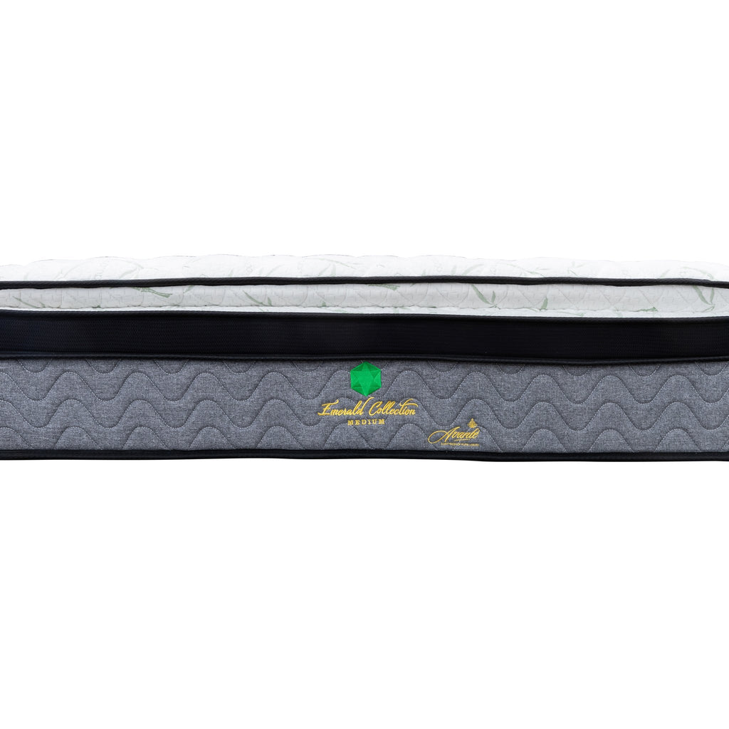 The Emerald Bamboo Pocket Coil Double Mattress - PRE ORDER Available After 5th November available to purchase from Warehouse Furniture Clearance at our next sale event.
