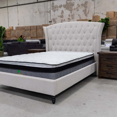 The Emerald Bamboo Pocket Coil Queen Mattress available to purchase from Warehouse Furniture Clearance at our next sale event.