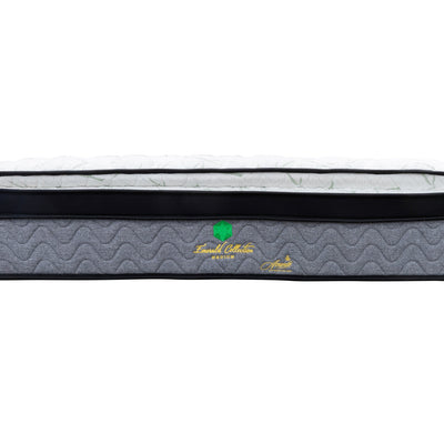 The Emerald Bamboo Pocket Coil Queen Mattress available to purchase from Warehouse Furniture Clearance at our next sale event.