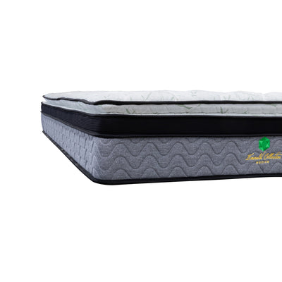 The Emerald Bamboo Pocket Coil Queen Mattress available to purchase from Warehouse Furniture Clearance at our next sale event.