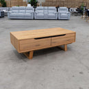 The Florida Coffee Table - Aust Tasmanian Oak available to purchase from Warehouse Furniture Clearance at our next sale event.