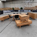 The Florida Coffee Table - Aust Tasmanian Oak available to purchase from Warehouse Furniture Clearance at our next sale event.