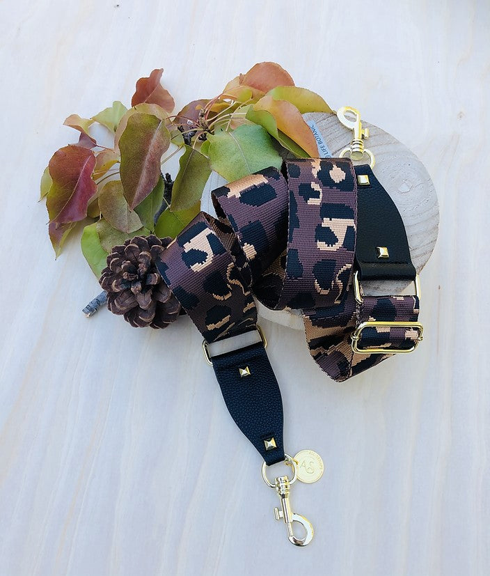 The Lovely Leopard - Bag Strap - Gold Hardware available to purchase from Warehouse Furniture Clearance at our next sale event.